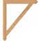 Ekena Millwork Traditional Arts & Crafts Smooth Bracket, Western Red Cedar, 3 1/2"W x 36"D x 42"H BKT04X36X42TRA03SWR - alternate 4